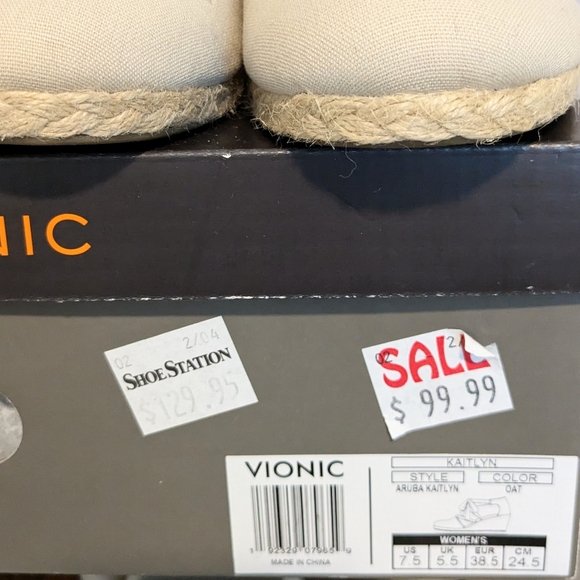 Vionic Aruba Kaitlyn Espadrille Wedge Sandal, Size 7.5 - Picture 7 of 15